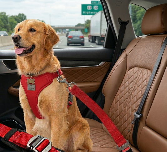 Urban Paw Hub™ Adjustable Pet Car Seat Belt